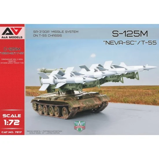A&A Models 7217 1/72 SA-3 "Goa" Missile System On T-55 Chassis