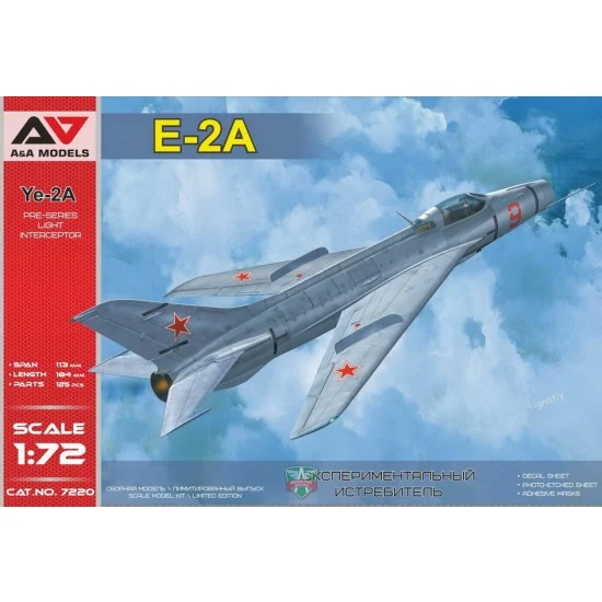 A&A Models 7220 1/72 Mikoyan-Gurevich Ye-2A Pre-Series Interceptor