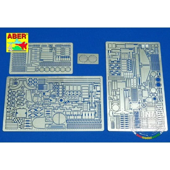 Aber 16002 Photoetch for 1/16 German Tiger I, Ausf.E - Early Version for Tamiya kit