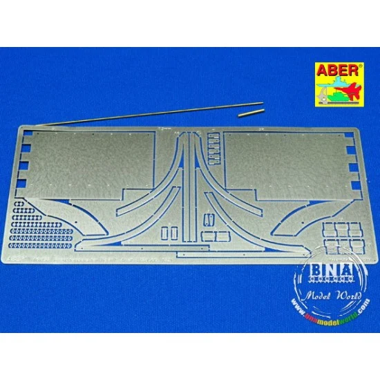 Aber 16038 1/16 German Tiger II Photo-etched Front Fenders for Tamiya/Trumpeter kits