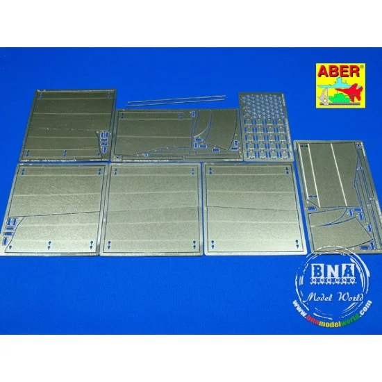 Aber 16040 1/16 German Tiger II Side Fenders for Tamiya/Trumpeter kits - Military Vehicles & Tanks