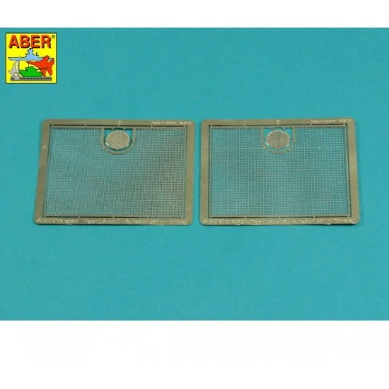 Aber 16056 1/16 Tiger I Ausf.E under Standart Grilles Additional Smaller Mesh for Tamiya kits - Military Vehicles & Tanks