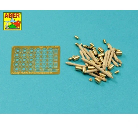 Aber 16058B 1/16 German Stielhandgranate 24 (15pcs) - Model Figures