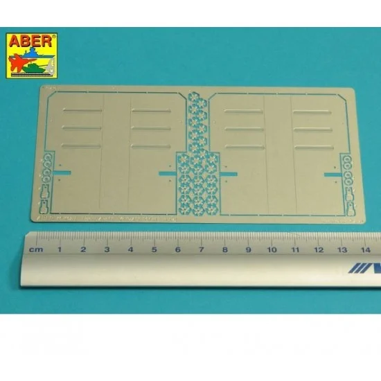 Aber 16144 1/16 Tiger I/E Tunisia 501 abt Exhaust Covers for Tamiya kits - Military Vehicles & Tanks
