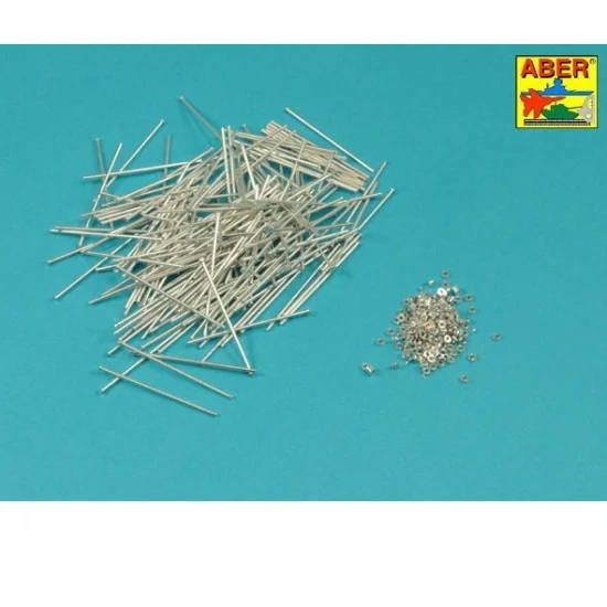 Aber 16170B 1/16 Panther Track Link Pins (176pcs) for Trumpeter kits - Military Vehicles & Tanks