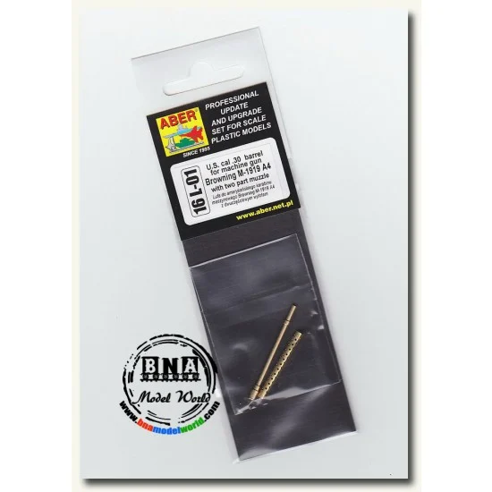 Aber 16L-01 1/16 Browning M1919A4 Machine Gun (2 parts) for all models