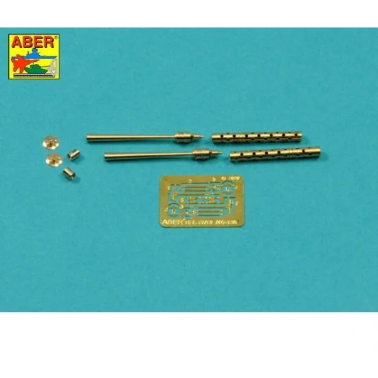 Aber 16L-18 1/16 German PzKpfw. I Ausf. A/B MG13k (short) Gun Barrels (2pcs) for Takom Models