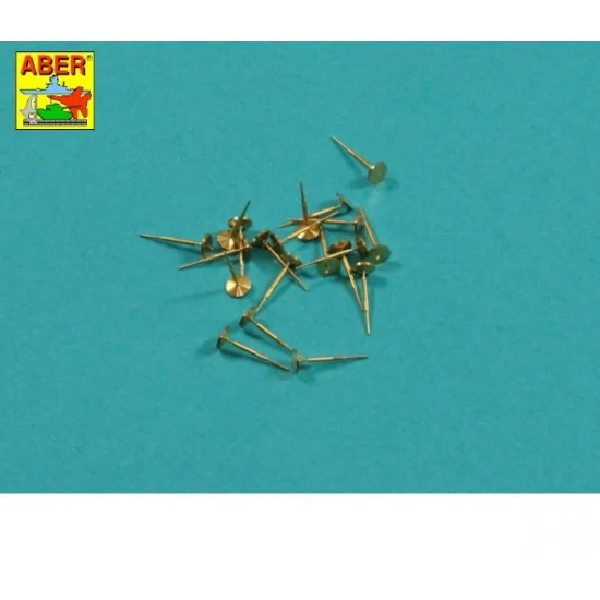 Aber 200L-02 1/200 US Navy Ships 40mm Bofors Mk.1 Gun Barrels (20pcs)