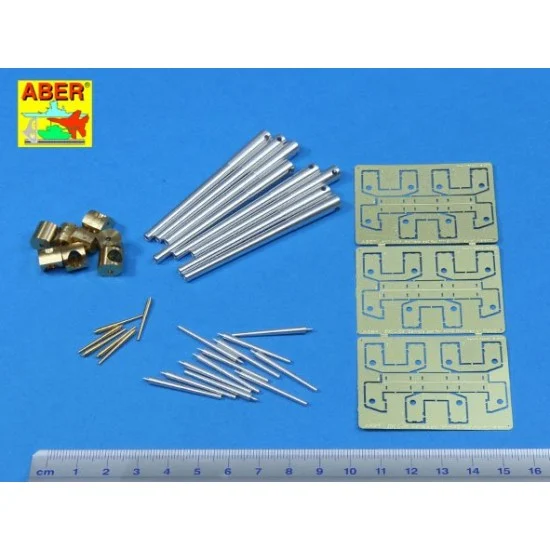 Aber 200L-05 1/200 HMS Rodney / Nelson Barrels Set (9x 405mm, 12x 152mm, 6x 102mm)