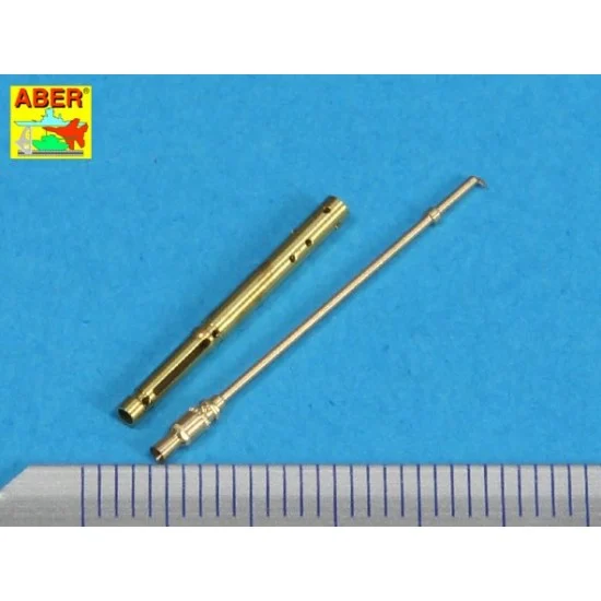 Aber 25L-03 1/25 Turned Barrel for German Tank Machine Gun MG34 w/Panzer Mantel