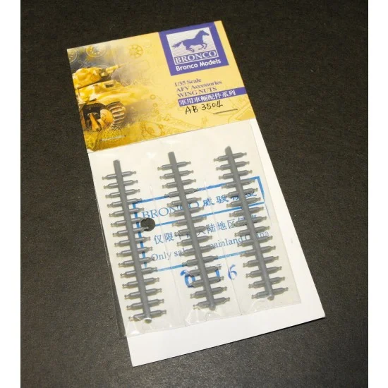 Bronco AB3504 1/35 German Hexagon Bolt Nuts - Military Vehicles & Tanks