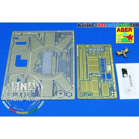 Aber 35070 1/35 Gun Shield for Panzerjager w/4.7cm PaK Late for Italeri/Zvezda/Dragon kit - Military Vehicles & Tanks