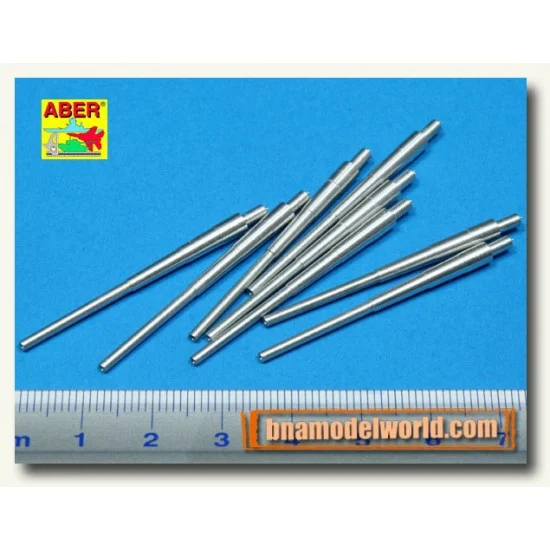 Aber 350L-11 1/350 380mm Gun Barrels SK C/24 for German Warships Bismarck, Tirpitz (8pcs)