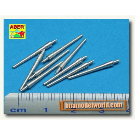 Aber 350L-18 1/350 203mm/8in Gun Barrels Mk.12/15 Late Type for US Baltimore,San Francisco
