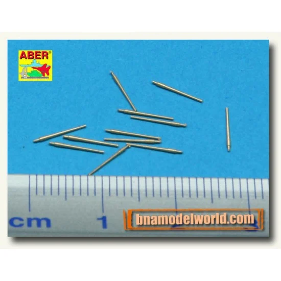 Aber 350L-20 1/350 76.2mm (3in/50) Gun Barrels for USN Ships and Liberty Class Ships (12pcs)