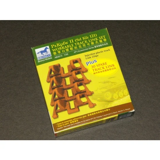 Bronco AB3513 1/35 German Panzer II SdKfz 121 Workable Track Link Set - Military Vehicles & Tanks