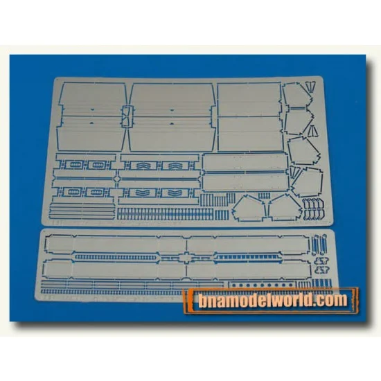 Aber 35209 1/35 SdKfz.251/1 Ausf.D APC Back Seats & Boxes for AFV Club kit - Military Vehicles & Tanks
