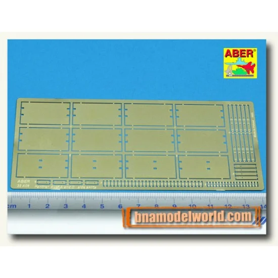 Aber 35A008 Side Skirts for 1/35 German Panther Ausf.A/Ausf.D - Military Vehicles & Tanks