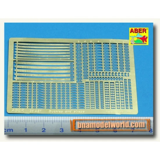 Aber 35A021 1/35 Photo-etched Buckles and Straps