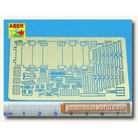 Aber 35A068 1/35 Photo-etched Hand Tools