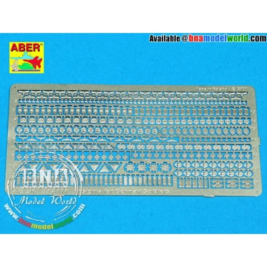 Aber 35A111 1/35 Insignia for WWII German Soldiers - Model Figures