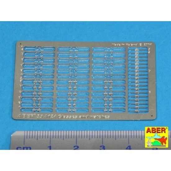 Aber 35A124 1/35 Glasses and Watches for Figure kits - Model Figures