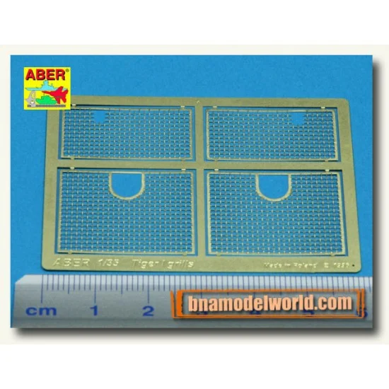 Aber 35G03 1/35 Grilles for WWII German Tiger I for Academy/Italeri/Tamiya kits - Military Vehicles & Tanks