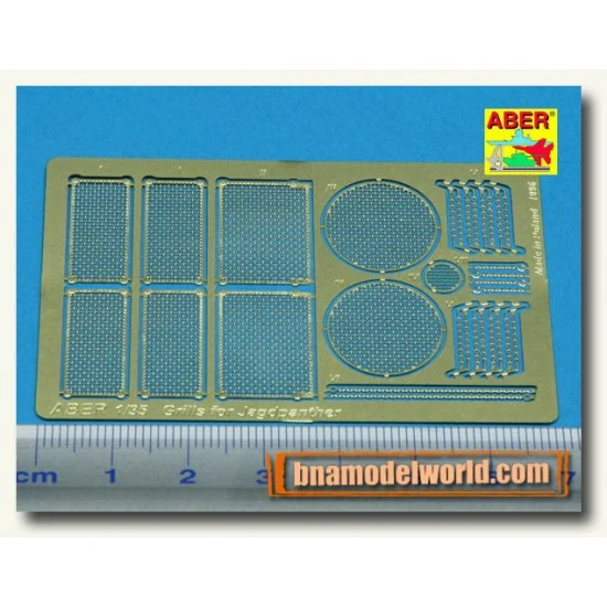 Aber 35G04 1/35 Grilles for WWII German Jagdpanther for Tamiya kit - Military Vehicles & Tanks
