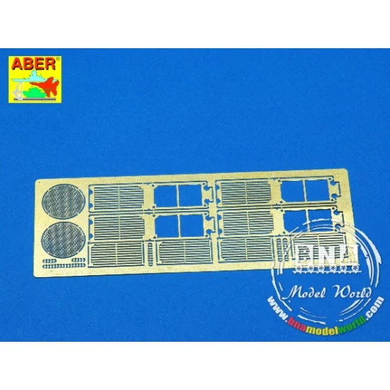 Aber 35G26 1/35 Grilles & Louvres for German Standardpanzer E-75/E-50 for Trumpeter kit