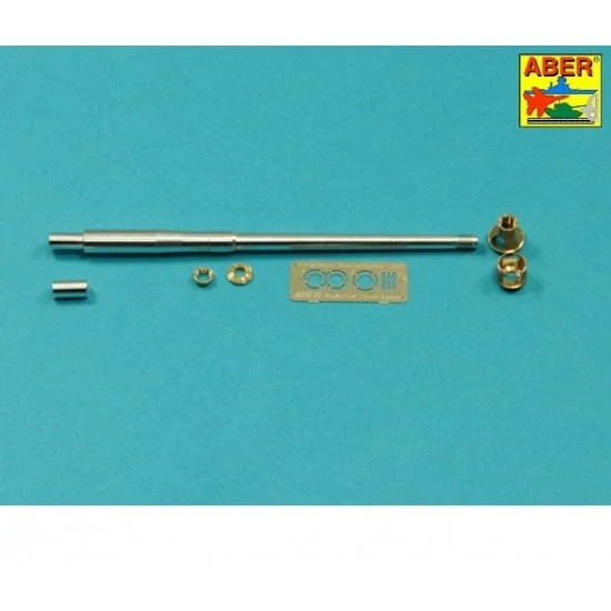 Aber 35L-05n 1/35 Marder III M Pak 40/3 Barrel with Muzzle Brake for Tamiya kits