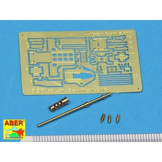Aber 35L-80 1/35 Barrel for US Heavy Machine Gun Cal .50 Browning M2 HB