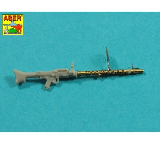 Aber 35L-169 1/35 Gun Barrel for German Machine Gun MG34 with Panzerschild
