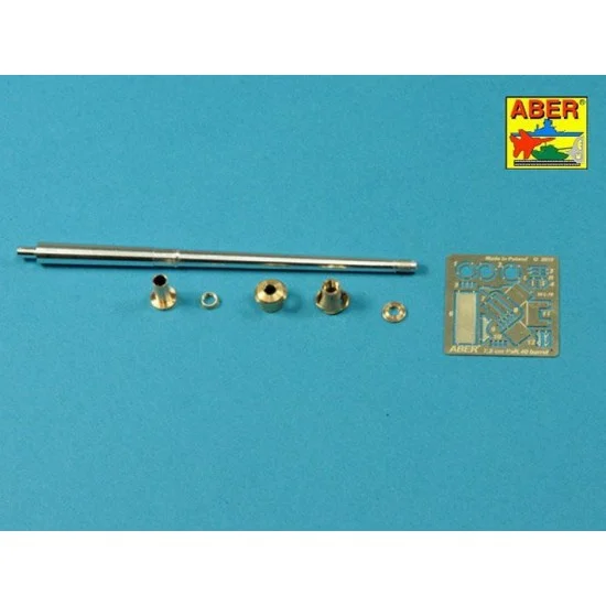 Aber 35L-19n 1/35 German PaK 40 75mm Gun Barrel w/Muzzle Brake