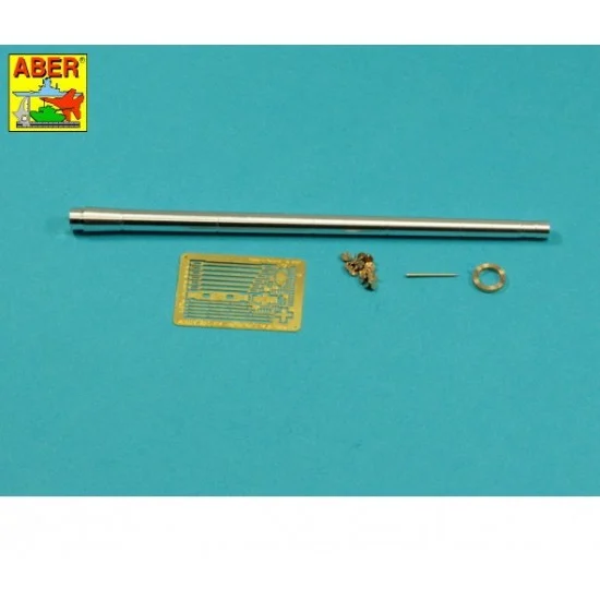Aber 35L-314 1/35 T-14 12.7mm Kord AA MG 125mm 2A82-1M Gun Barrel for Trumpeter/Zvezda kits
