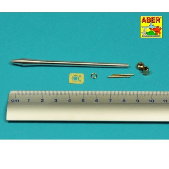 Aber 35L-332 1/35 British A34 Comet Gun Barrel for Tamiya kits