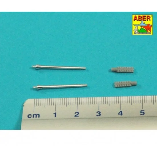 Aber 35L-342 1/35 German 3cm Flak 103 Two Barrels for Kugelblitz Tanks