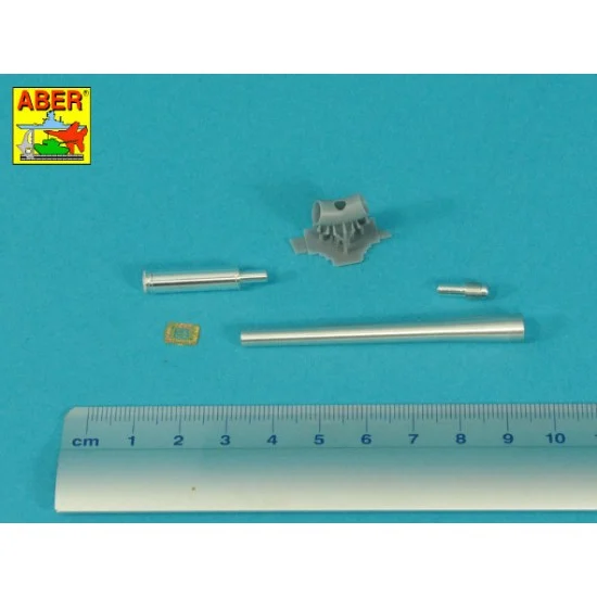 Aber 35L-358 1/35 M47 Patton 90mm Barrel Y-Shaped Muzzel Brake without Mantlet for Italeri/Takom kits