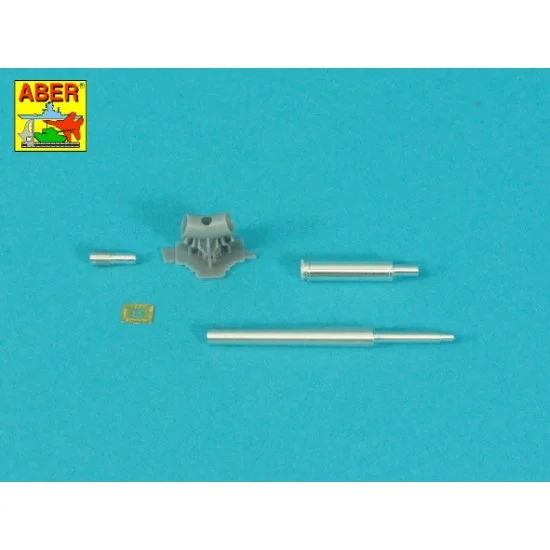Aber 35L-359 1/35 M47 90mm Barrel Y-Shaped Muzzel Brake with Mantlet