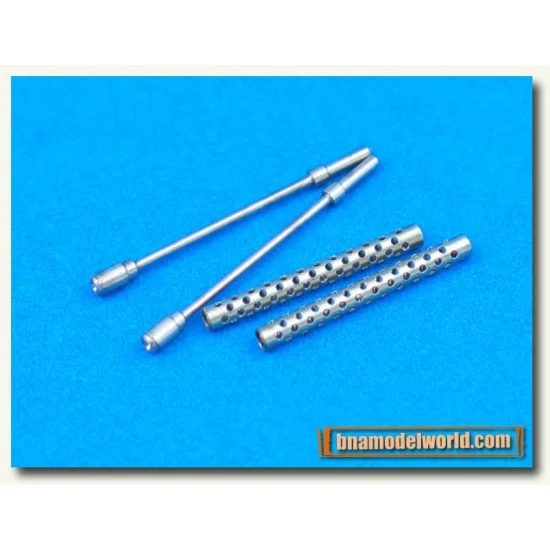 Aber 35L-62 1/35 Set of 2 Turned US .30 Cal Barrels for Machine Gun Browning M-1919 A4