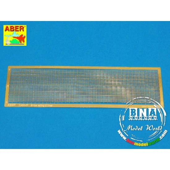 Aber 400-07 1/400 Ships Railing - 5 Horizontal Bars (Universal Set)