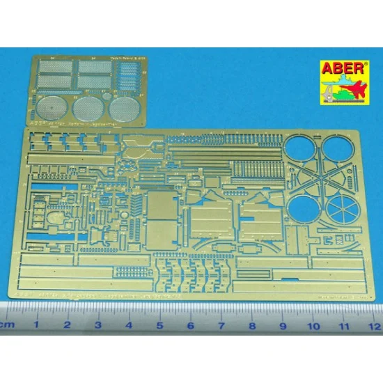 Aber 48012 1/48 German Tank Destroyer Jagdpanther Late (SdKfz.173) Photo-Etched set for Tamiya