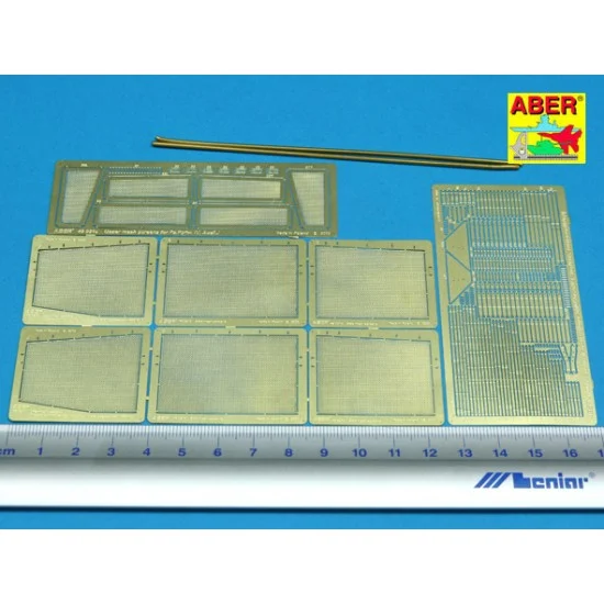 Aber 48021 1/48 German Medium Tank PzKpfw.IV, Ausf.H/J Early Vol.5 Side Mesh Skirts set for Tamiya - Military Vehicles & Tanks