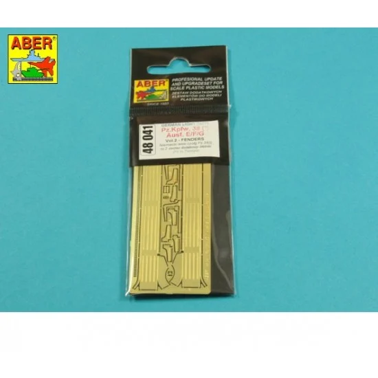 Aber 48041 1/48 PzKpfw. 38 (t) Ausf. E/F/G Vol.2 Fenders for Tamiya kits - Military Vehicles & Tanks