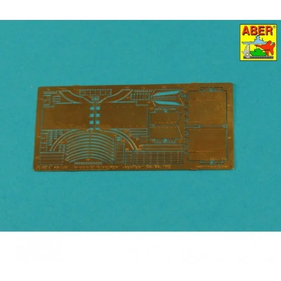 Aber 48053 1/48 Jagdtiger Front & Rear Fenders for Tamiya kits - Military Vehicles & Tanks