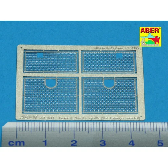 Aber 48A01 1/48 German Tank Tiger I Grilles - Military Vehicles & Tanks