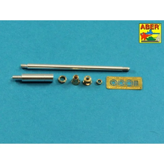 Aber 48L-14 1/48 German King Tiger Turret 8.8cm KwK 43/3 (L/71) Gun Barrel for Tamiya kits