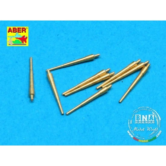 Aber 700L-26 1/700 20.3cm (8in) Mk.9/14 Early Barrels for USN Heavy Cruisers (9pcs)