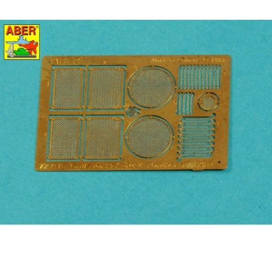 Aber 72A16 1/72 Panther Ausf.A/D Grilles - Military Vehicles & Tanks