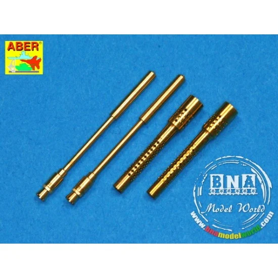 Aber A24001 Barrels for 1/24 German 13mm MG131 Middle Type Aircraft Machine Guns (2pcs) - Model Planes