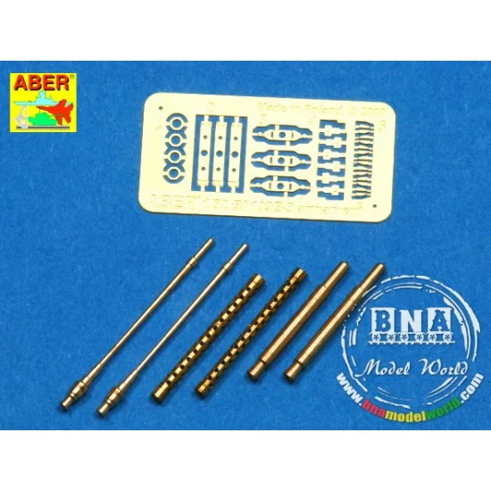 Aber A32112 Armament for 1/32 German Messerschmitt Bf-109 E-3/4, E-7, E-9 (MG17 x2,MG FF x2)